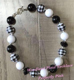 Woodland Plaid Necklace (2colors)